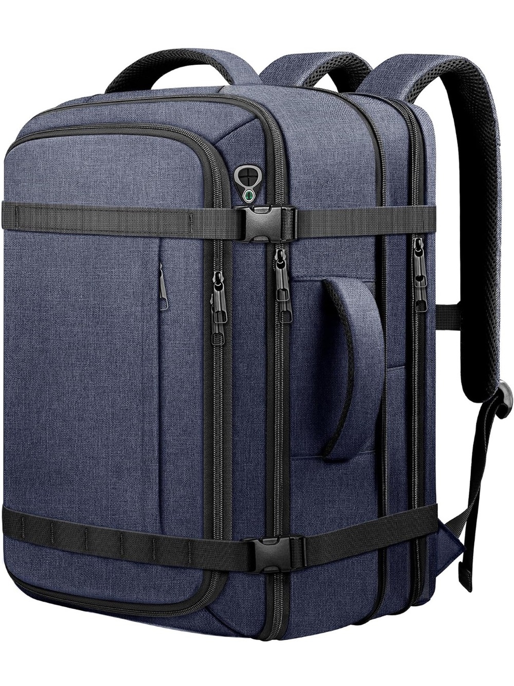 Travel Convertible Backpack Duffel - Navy Blue- New, never used. 22x14x9